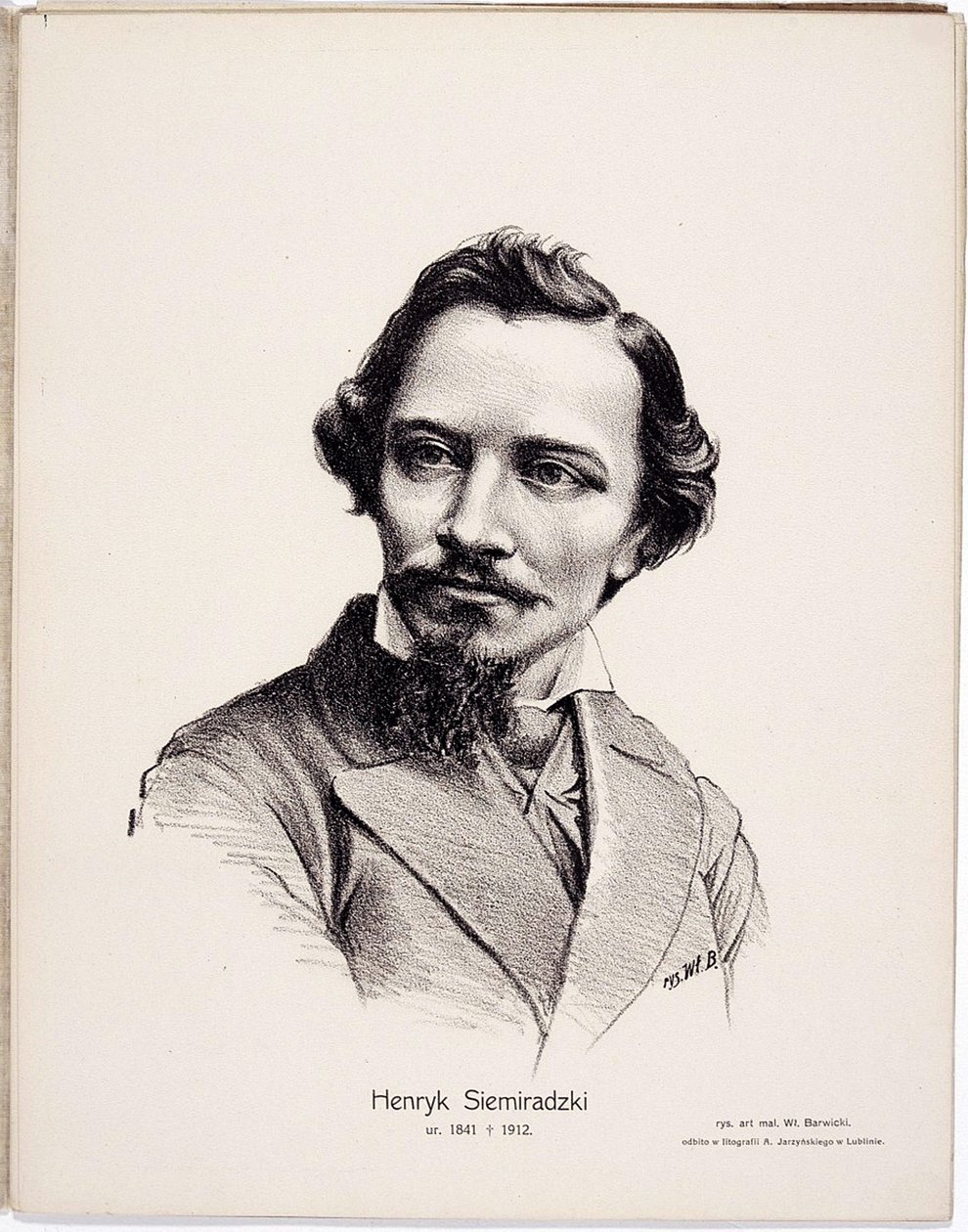 Henryk Siemiradzki 1843-1902, 1917 door Wladyslaw Barwicki