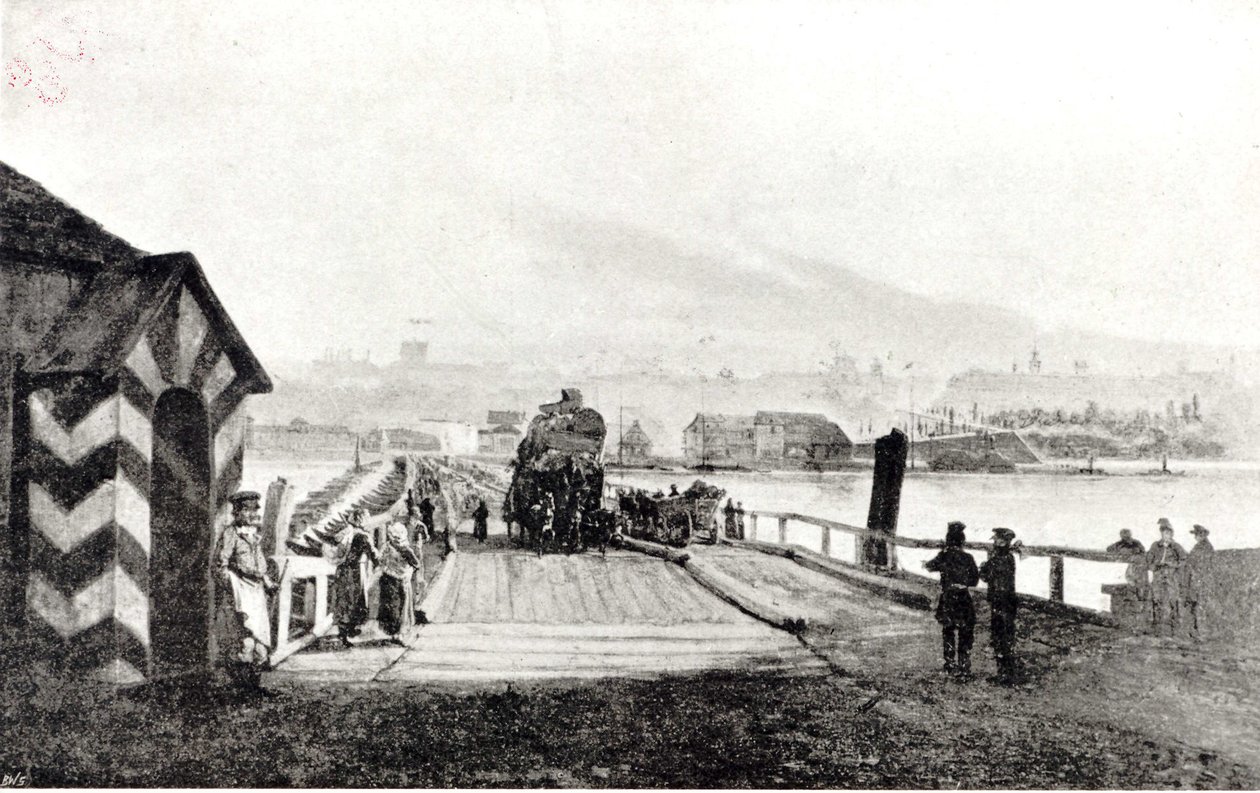 Een uitzicht op Warschau vanuit het Praga-district door Wojciech Gerson