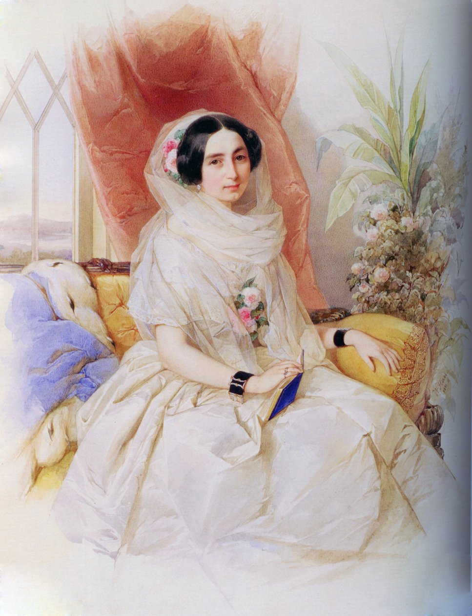 Maria Goncharova door Hau door Woldemar Hau