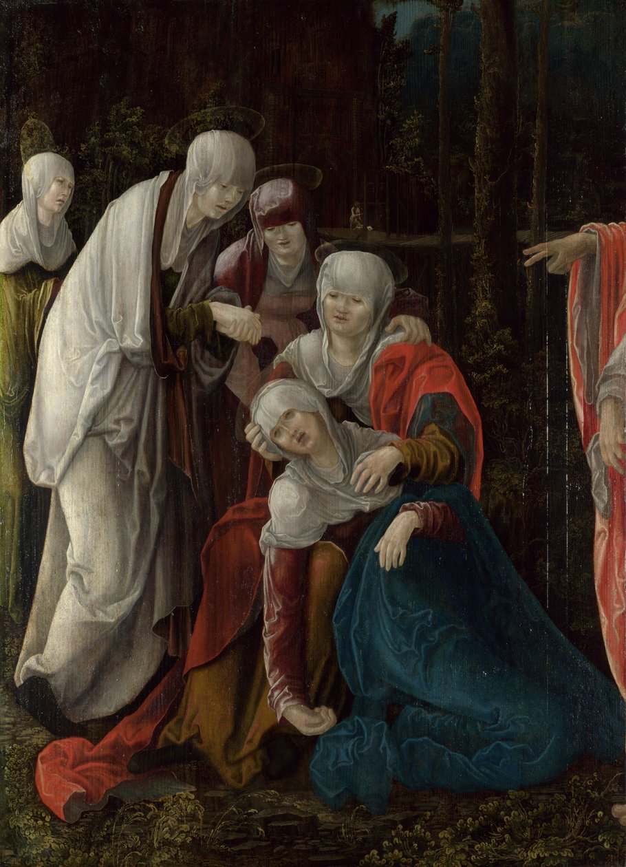 Christus neemt afscheid van zijn Moeder, c. 1520 door Wolf Huber
