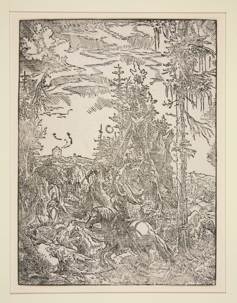 Sint Joris en de Draak door Wolfgang Huber