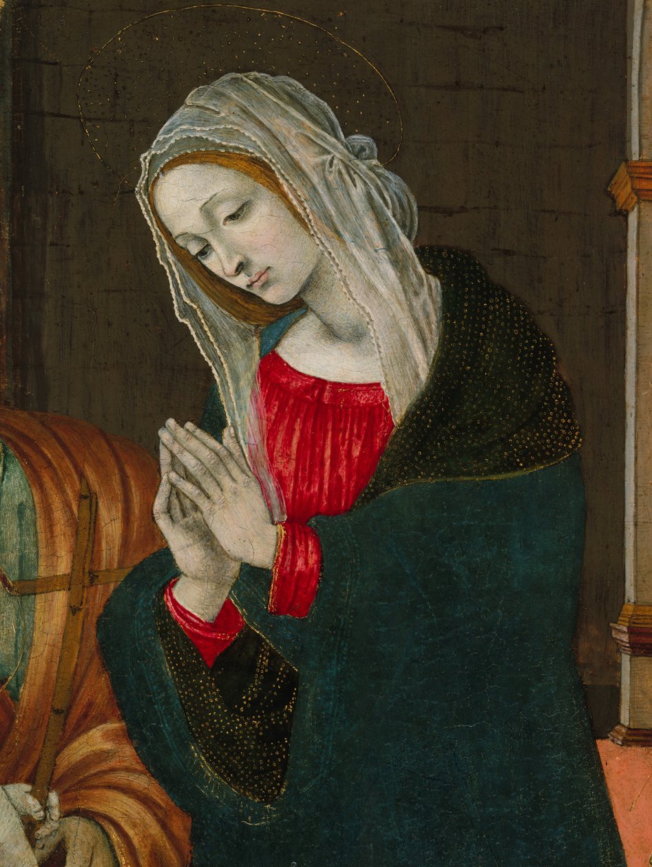 De Maagd van de Geboorte, waarschijnlijk ca. 1500 door Workshop of Filippino Lippi