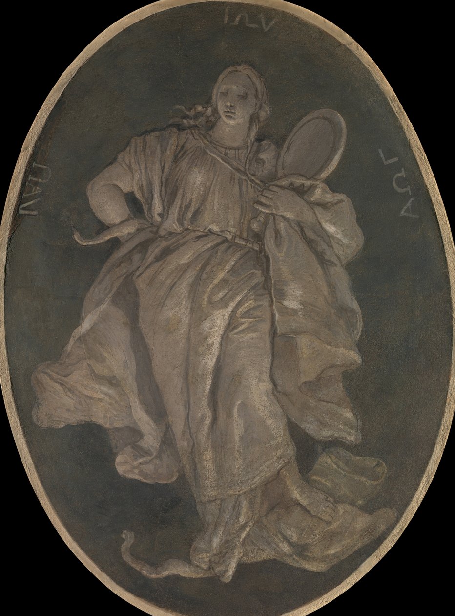 Voorzichtigheid, 1760 door Workshop of Giovanni Battista Tiepolo