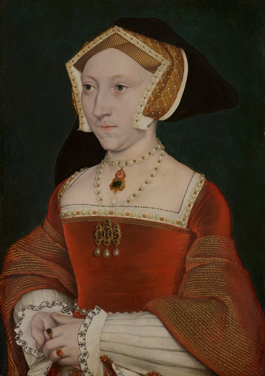 Portret van Jane Seymour (1509-1537) door Workshop of Hans Holbein the Younger