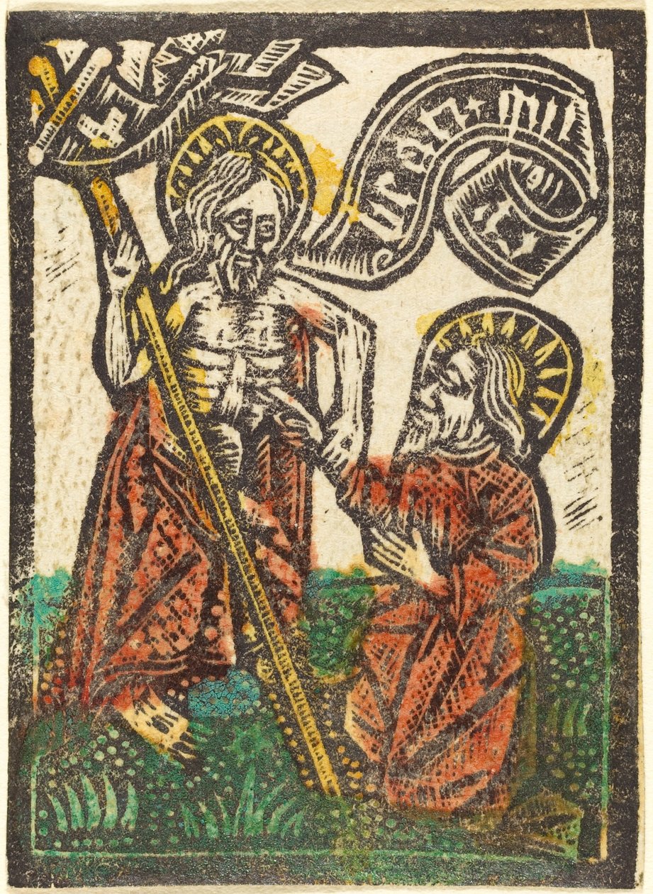 Christus Verschijnt aan Thomas, 1460-1480 door Workshop of the Master of the