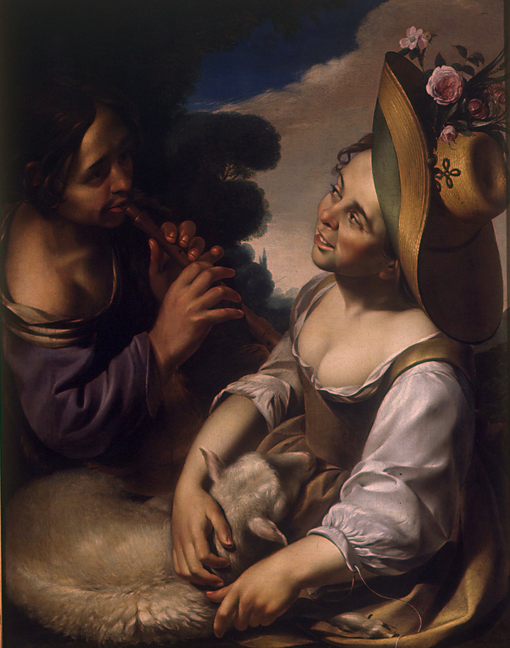 Vermaak van de herders door Wouter Pietersz. Crabeth the Younger