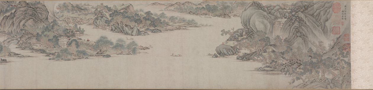 De lente begroeten, 1600 door Wu Bin