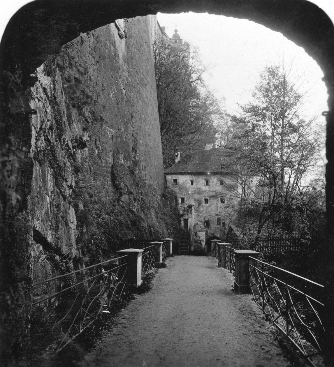Sperrbogen, Hohensalzburg Fort, Salzburg, Oostenrijk door Wurthle and Sons