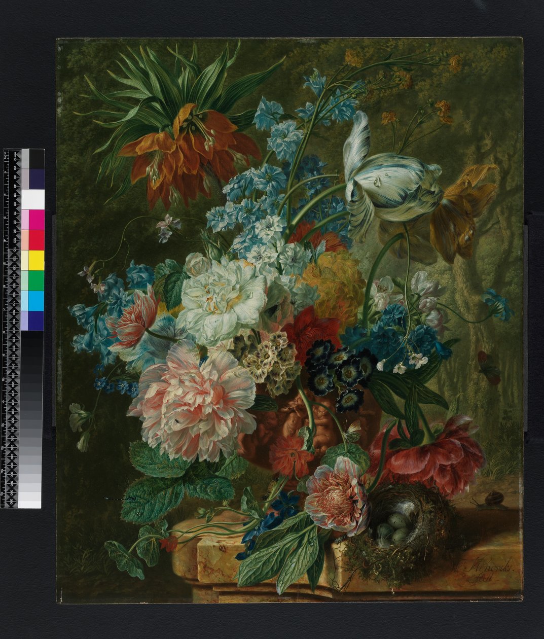 Vaas met bloemen, voor 1831 door Wybrand Hendriks