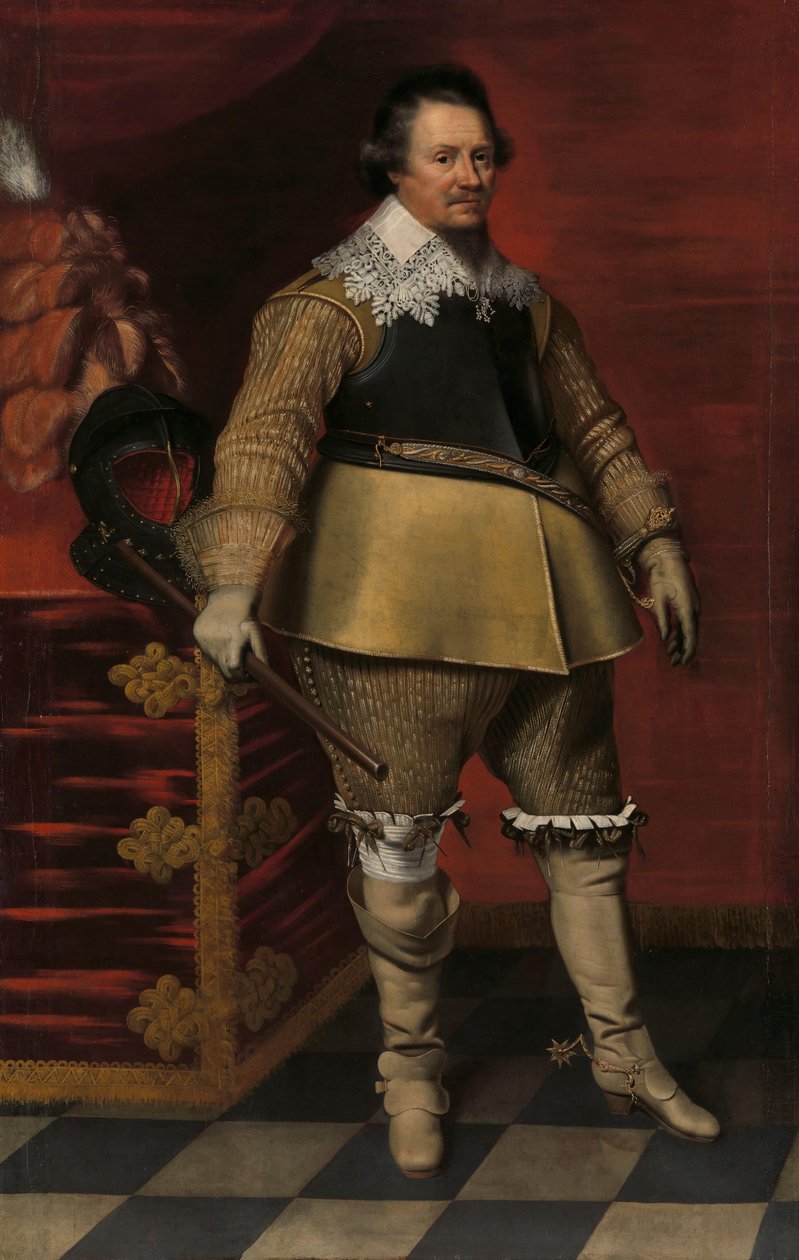 Portret van Ernst Casimir I, graaf van Nassau-Dietz door Wybrand de Geest (I)