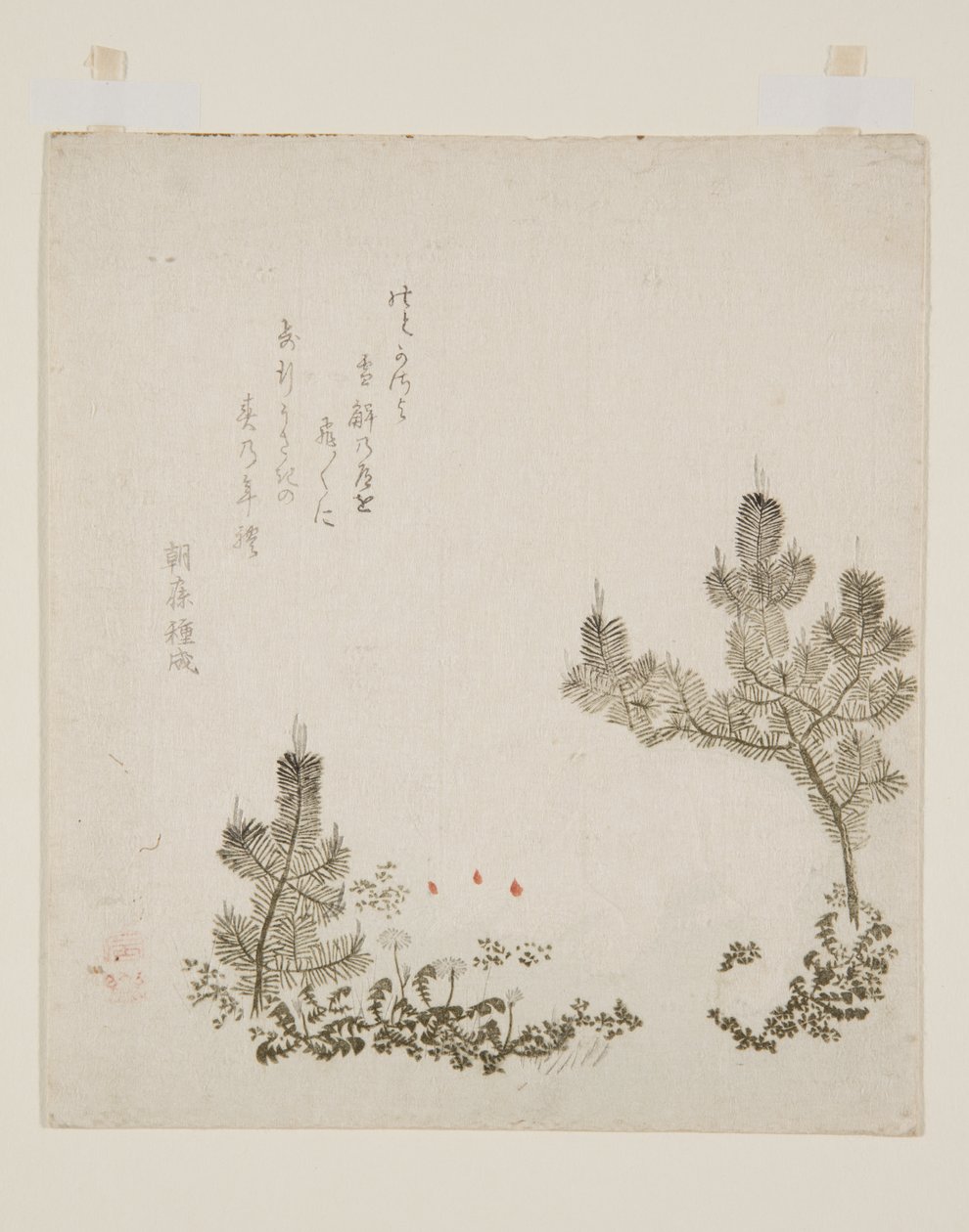 (kleur houtsnede) door Yashima Gakutei