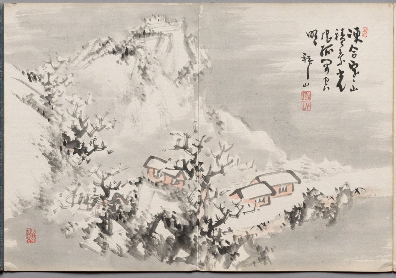 Schilderij dertien uit Album van schilderijen door Haizan door Yoshitsugu Haizan