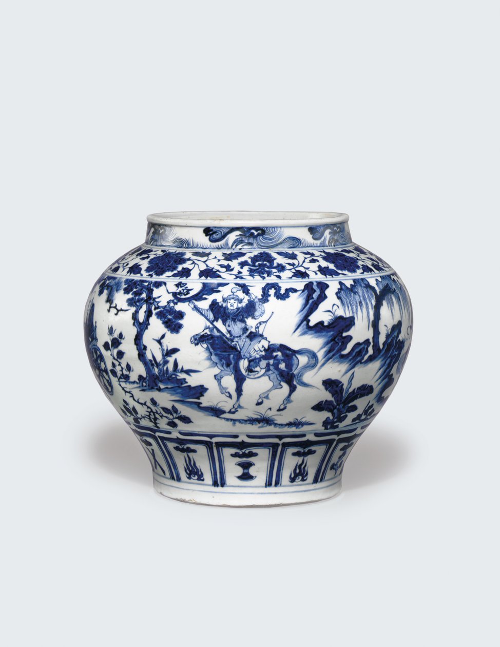 Witte en Blauwe Guan, midden 14e eeuw door Yuan Dynasty Chinese School