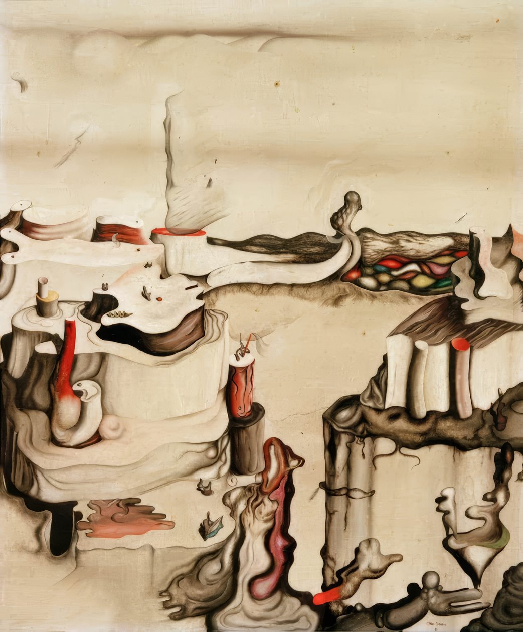 De kast van Proteus door Yves Tanguy