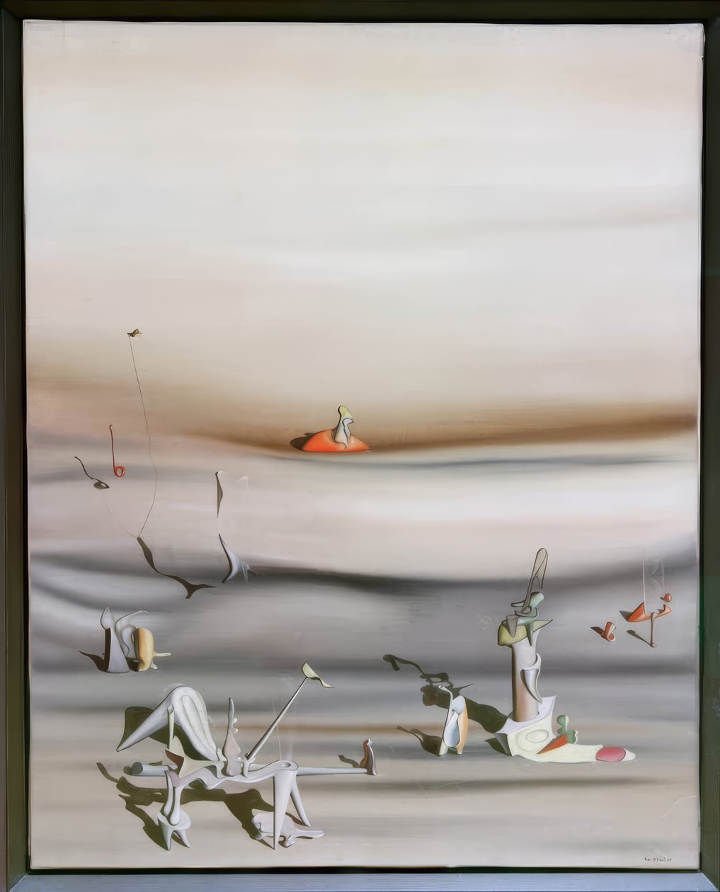 Dag van de traagheid door Yves Tanguy