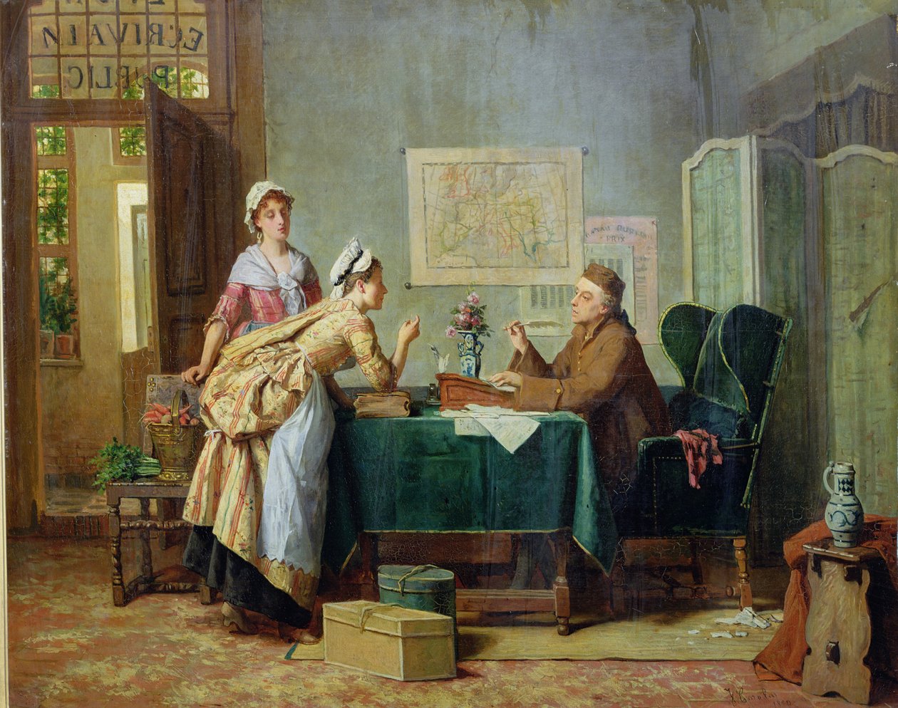 De openbare briefschrijver door Z. Carabin