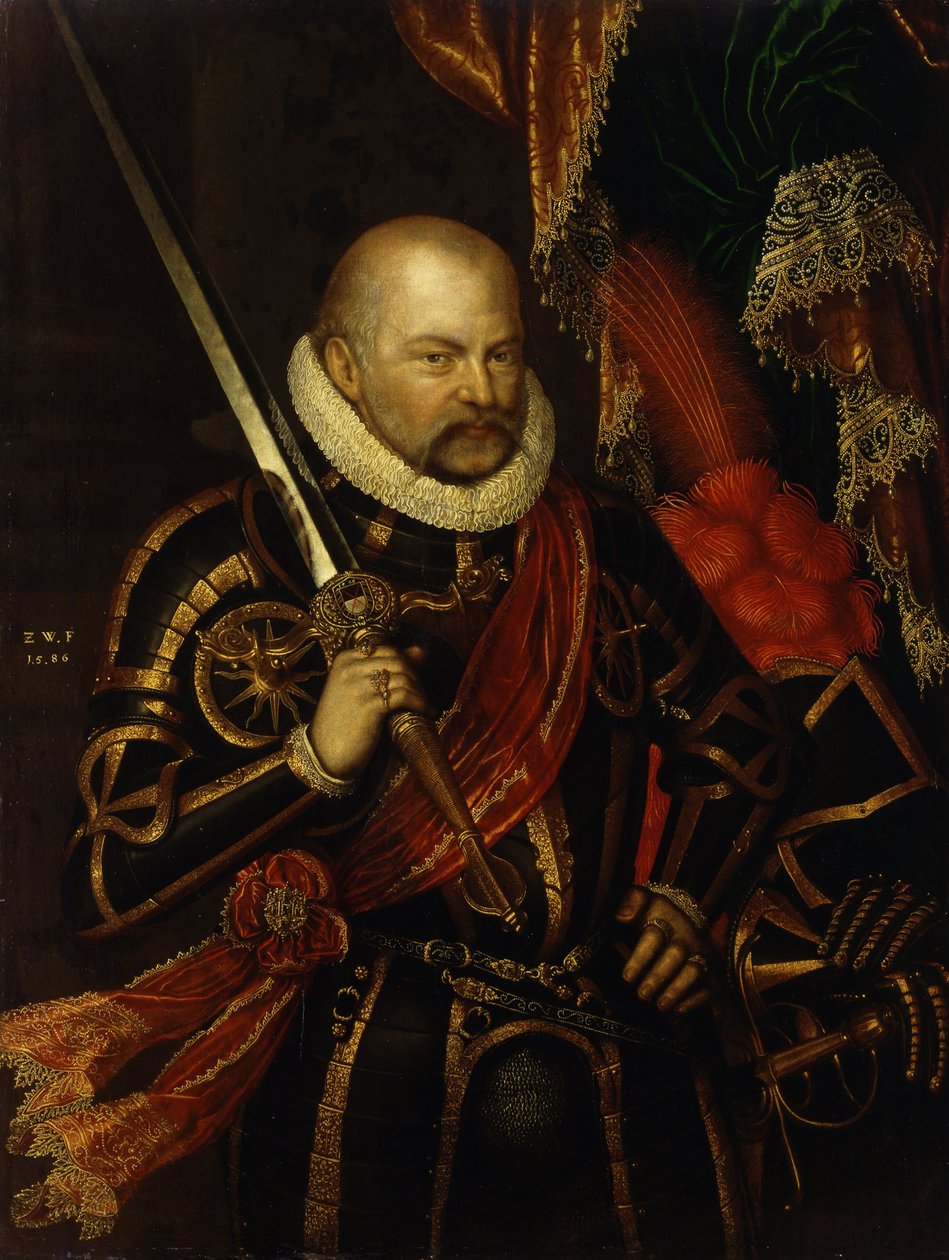 Keurvorst August van Saksen (1586) door Zacharias Wehme