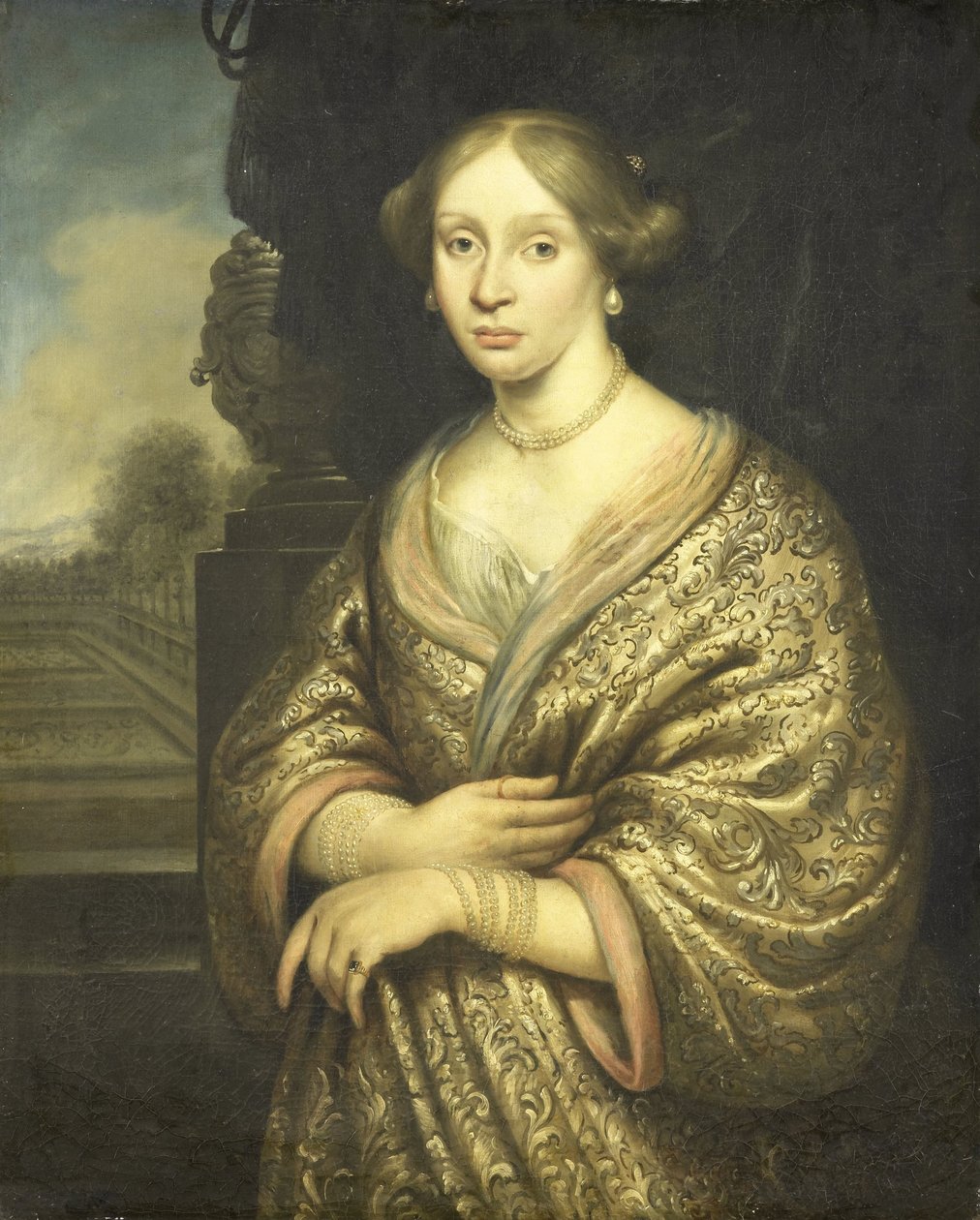 Portret van Petronella van der Burcht (1657-1682) door Zacharias Blijhooft