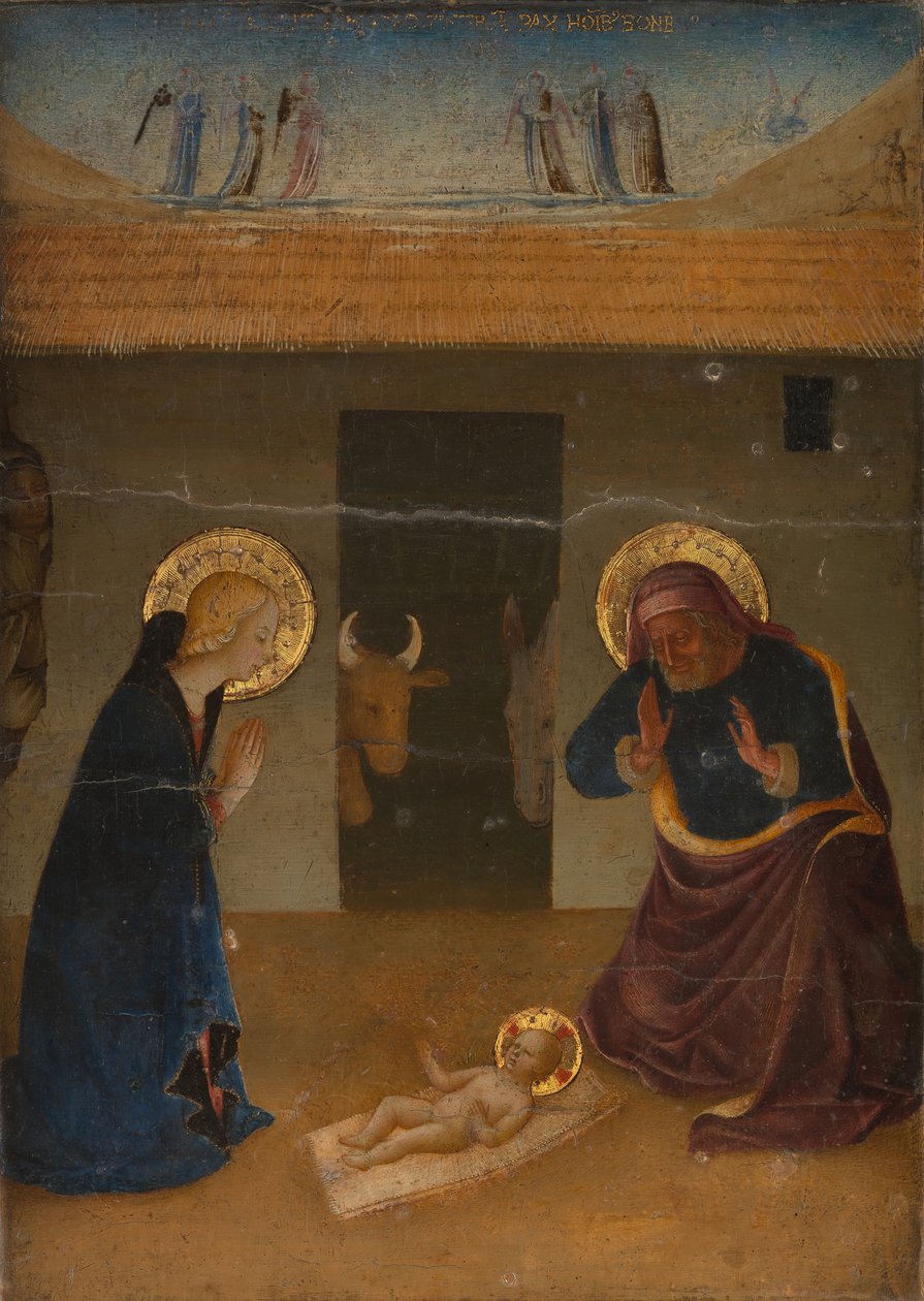De Geboorte door Zanobi di Benedetto Strozzi