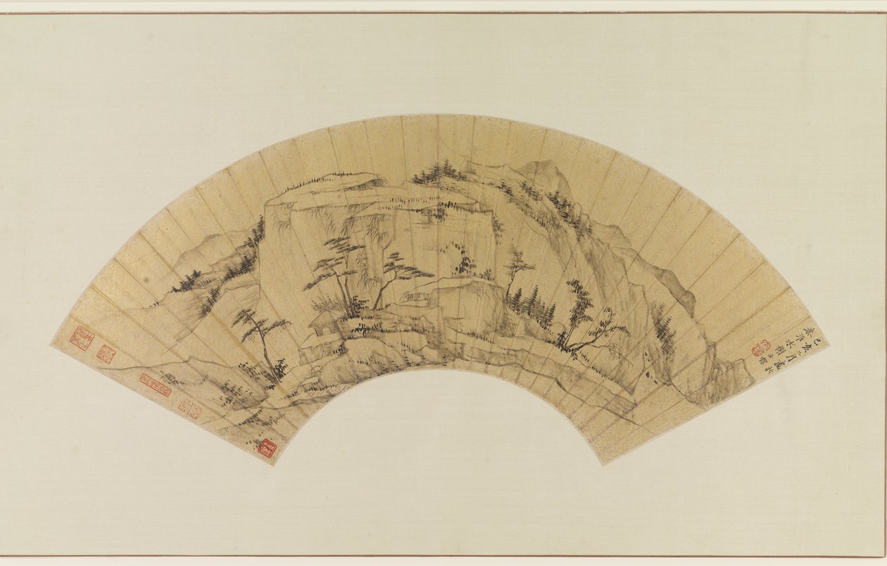 Landschap door Zha Shibiao