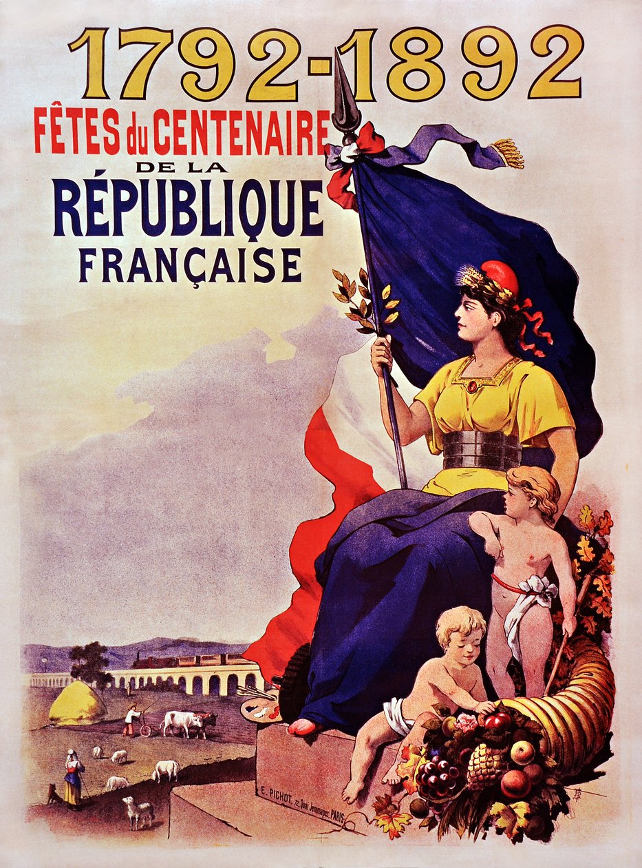 Eeuwfeestvieringen van de Franse Republiek door . .