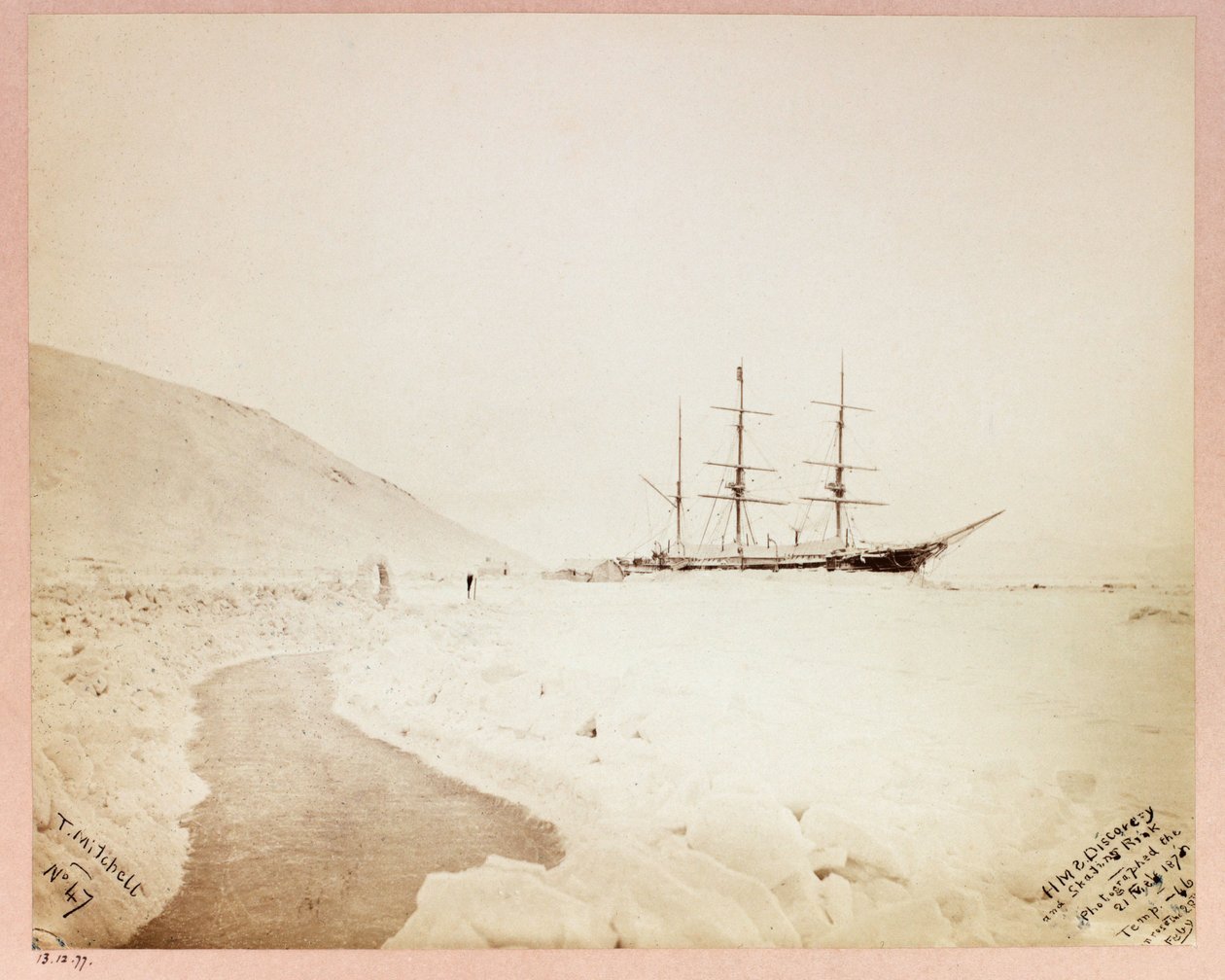 Expeditie naar de Noordpool (1875-1876) van kapitein George Nares (1831-1915): H door Frederick (attr. to) Barnard