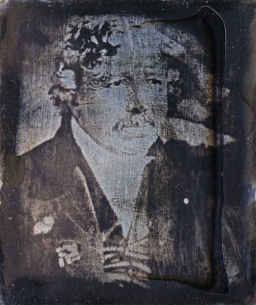 Louis Jacques Mande Daguerre, Franse fotografie pionier, ca. 1840s door Frederick (attr. to) Barnard