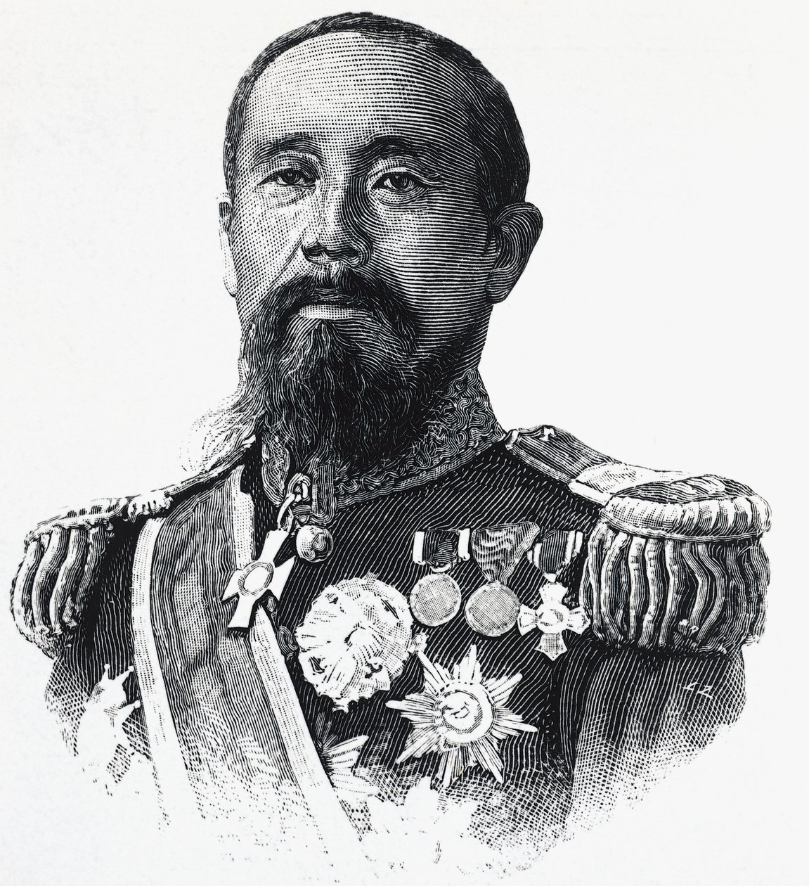 Portret van Ito Hirobumi, Japanse politicus door William Walcutt