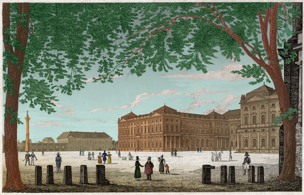 De residentie van Würzburg, kasteel van Prins-bisschoppen in Beieren door . .