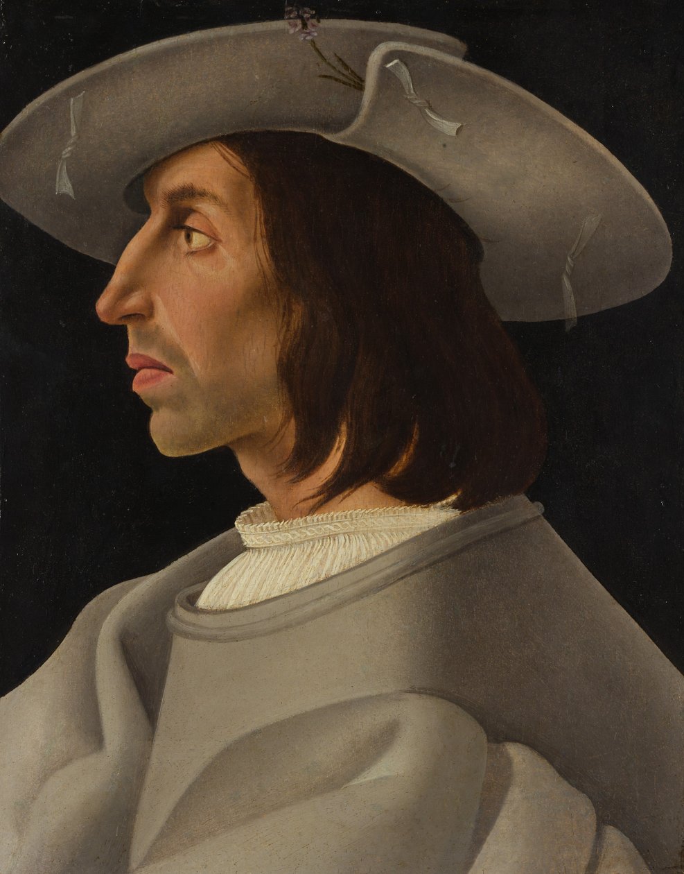 Portret van een man in profiel, ca. 1525 door Italian Painter