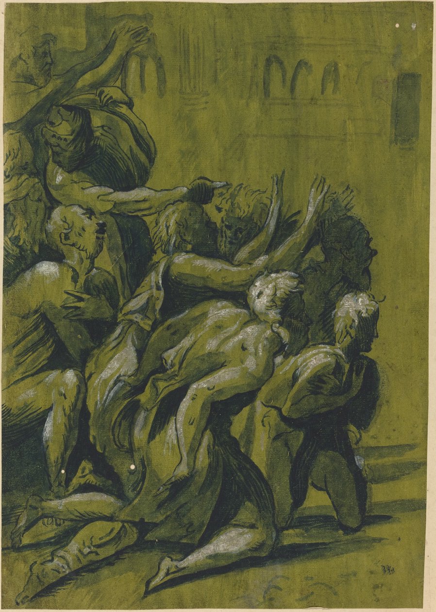 Negen Figuren door after Giuseppe Nicolo Vicentino