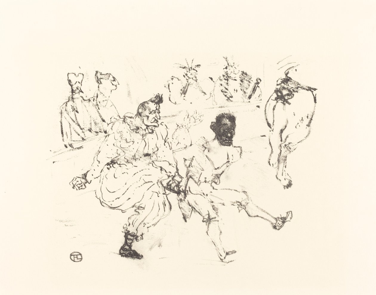 Footit en Chocolat door after Henri de Toulouse Lautrec