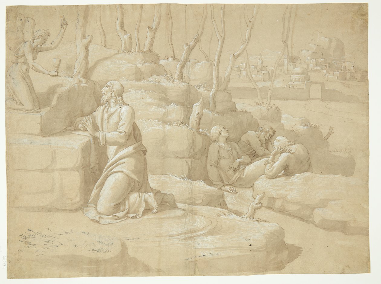 Jezus in de Hof van Getsemane door after Jacopo da Empoli