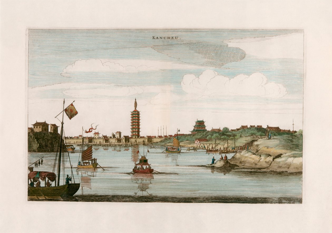 Kancheu door after Johannes Nieuhof