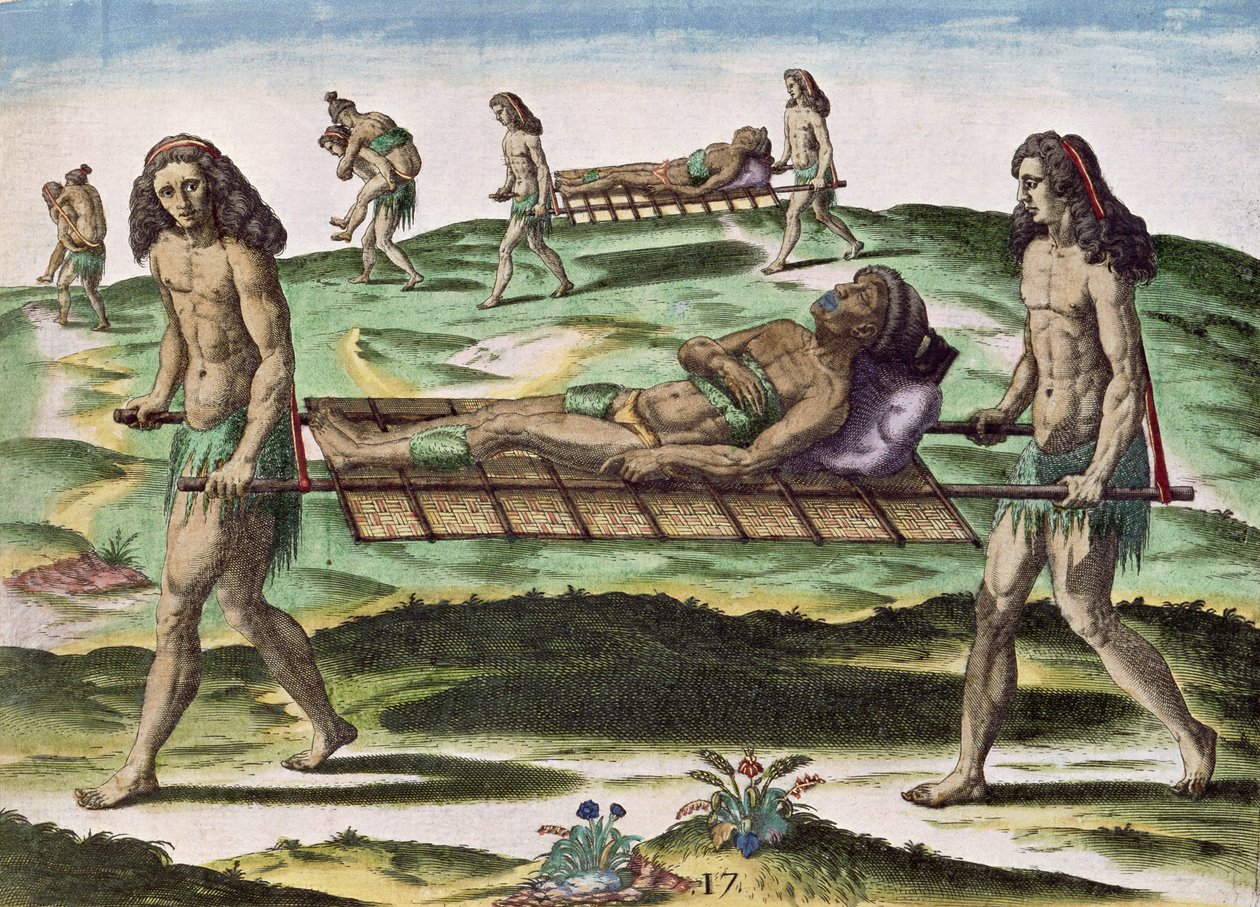 Hermafrodieten vervoeren de gewonden, uit 
