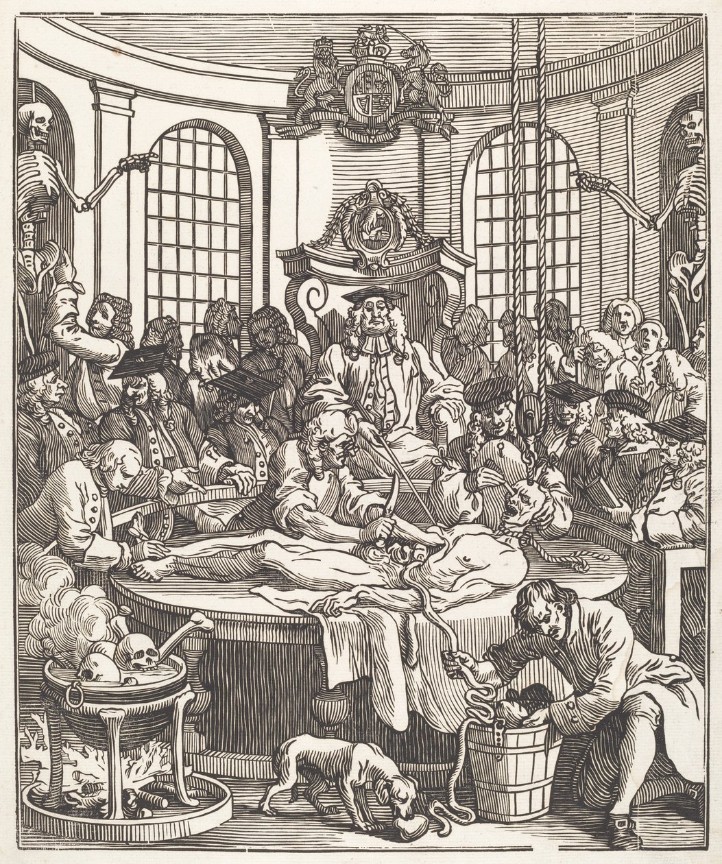 De Beloning van Wreedheid door after William Hogarth John Bell