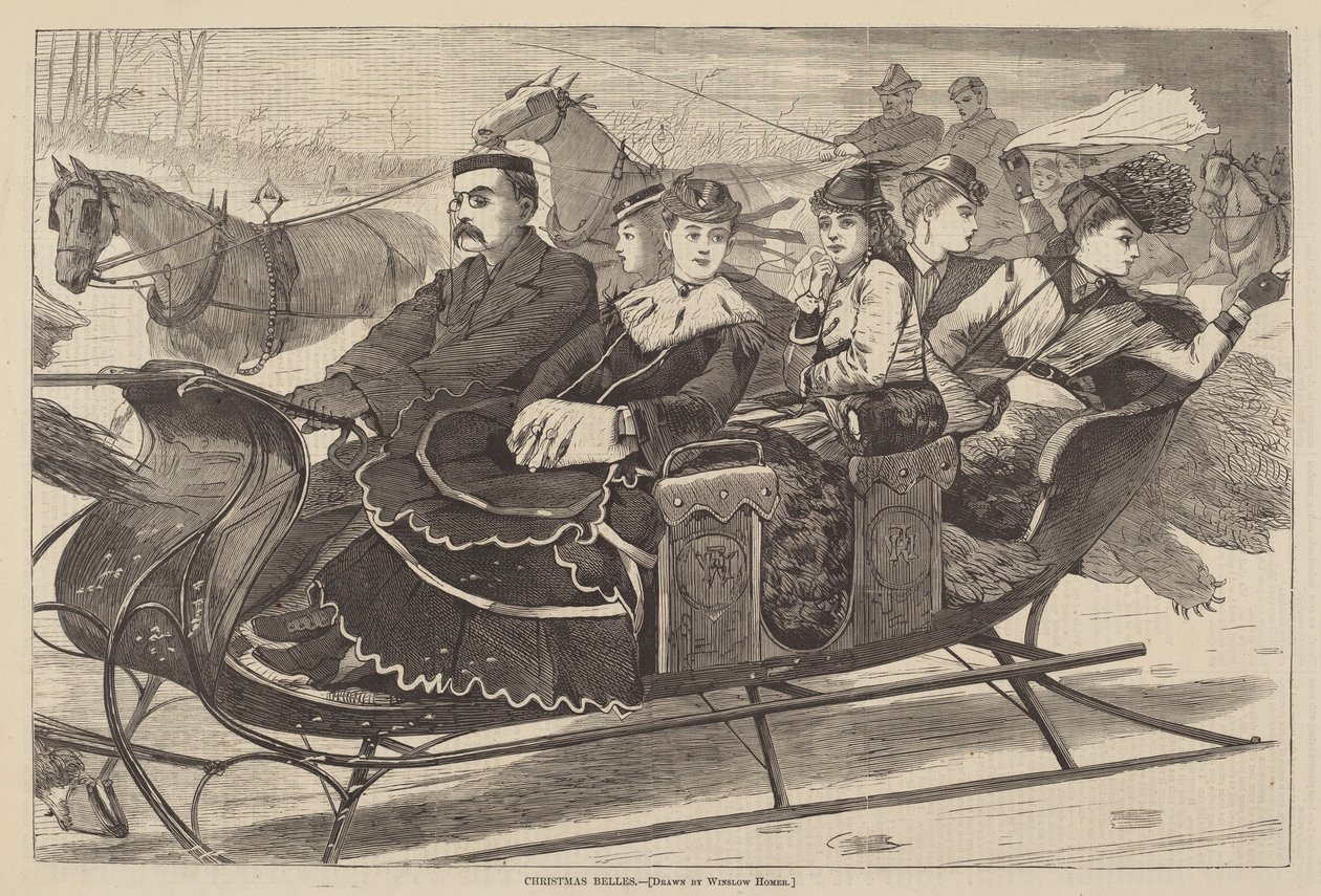 Kerstklokken door Winslow Homer