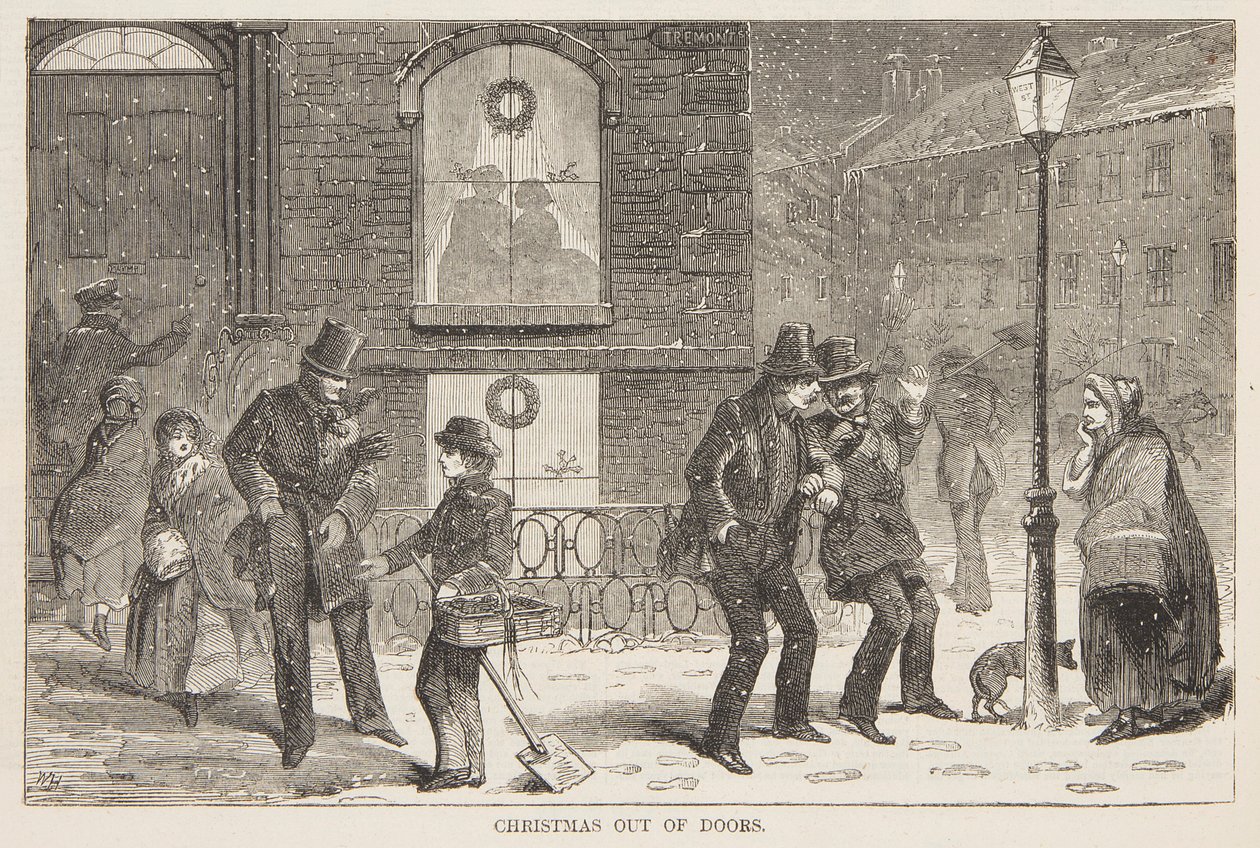Kerstmis Buiten door Winslow Homer
