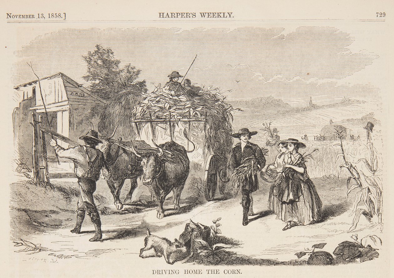 Het Koren naar Huis Rijden door after Winslow Homer