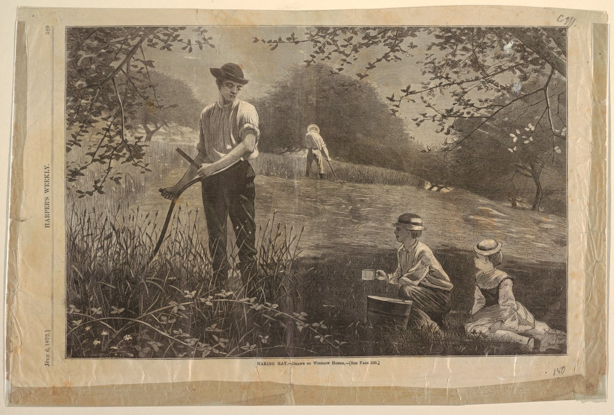 Hooien door Winslow Homer