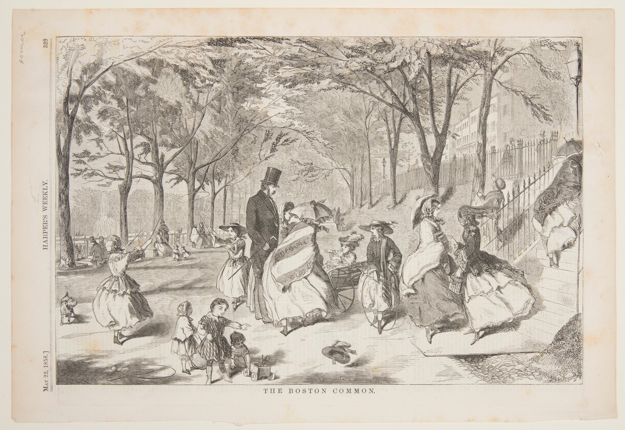 The Boston Common door Winslow Homer