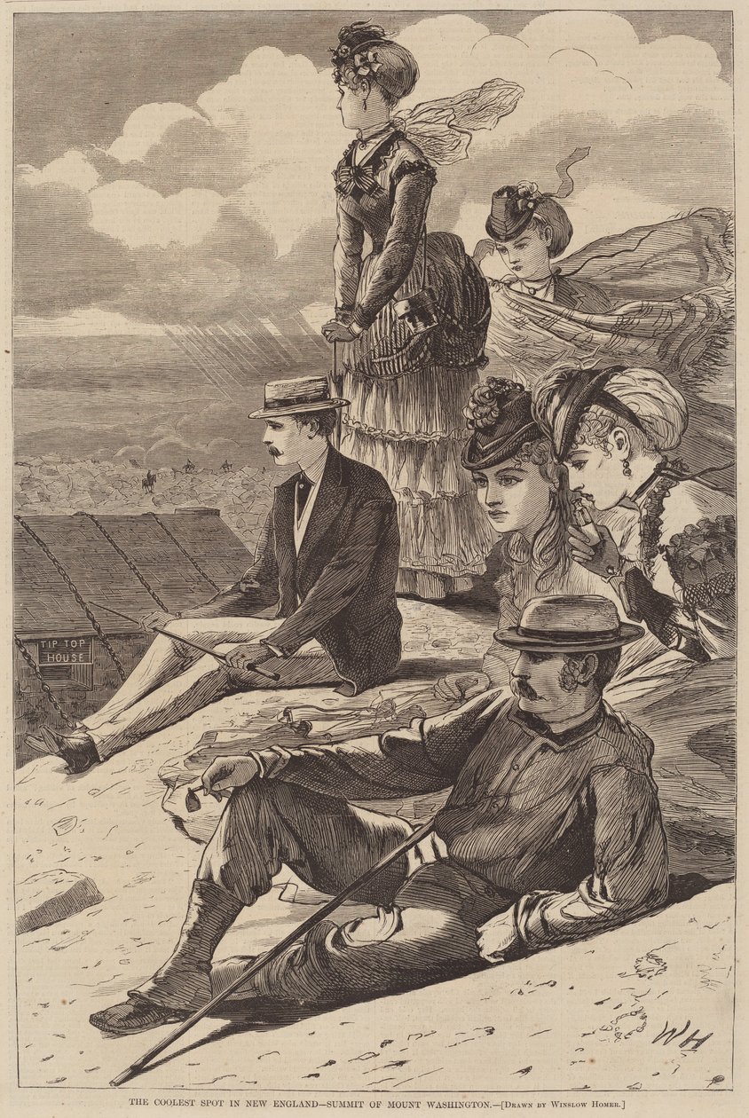 Het Coolste Plekje in New England - Top van Mount Washington door Winslow Homer