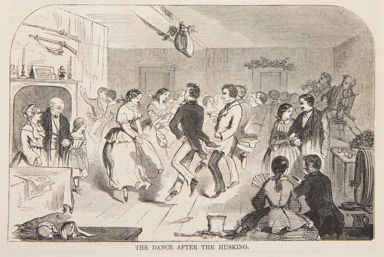 De dans na het dorsen door Winslow Homer