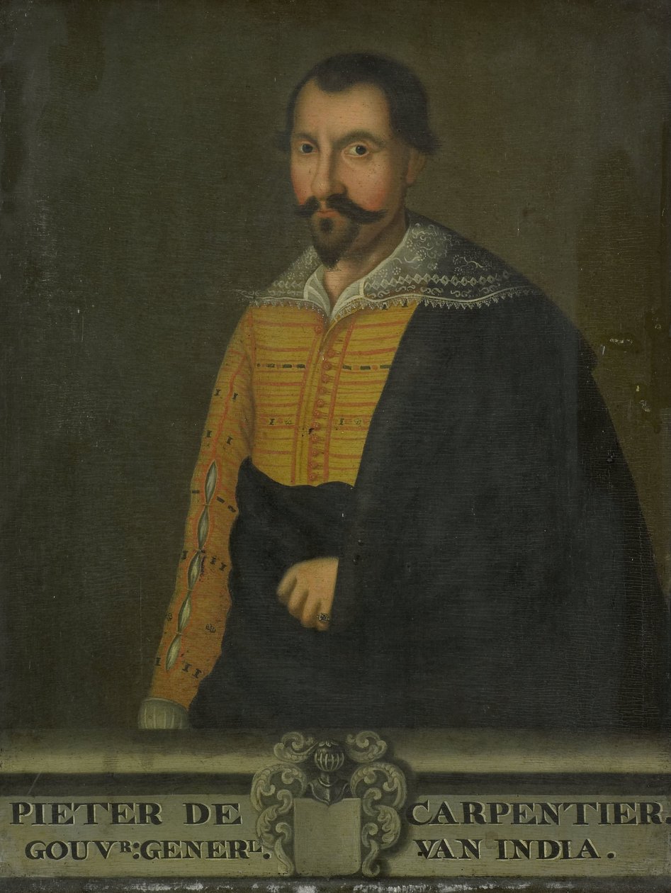 Portret van Pieter de Carpentier, gouverneur-generaal van Nederlands-Indië door anonymous (copy after)