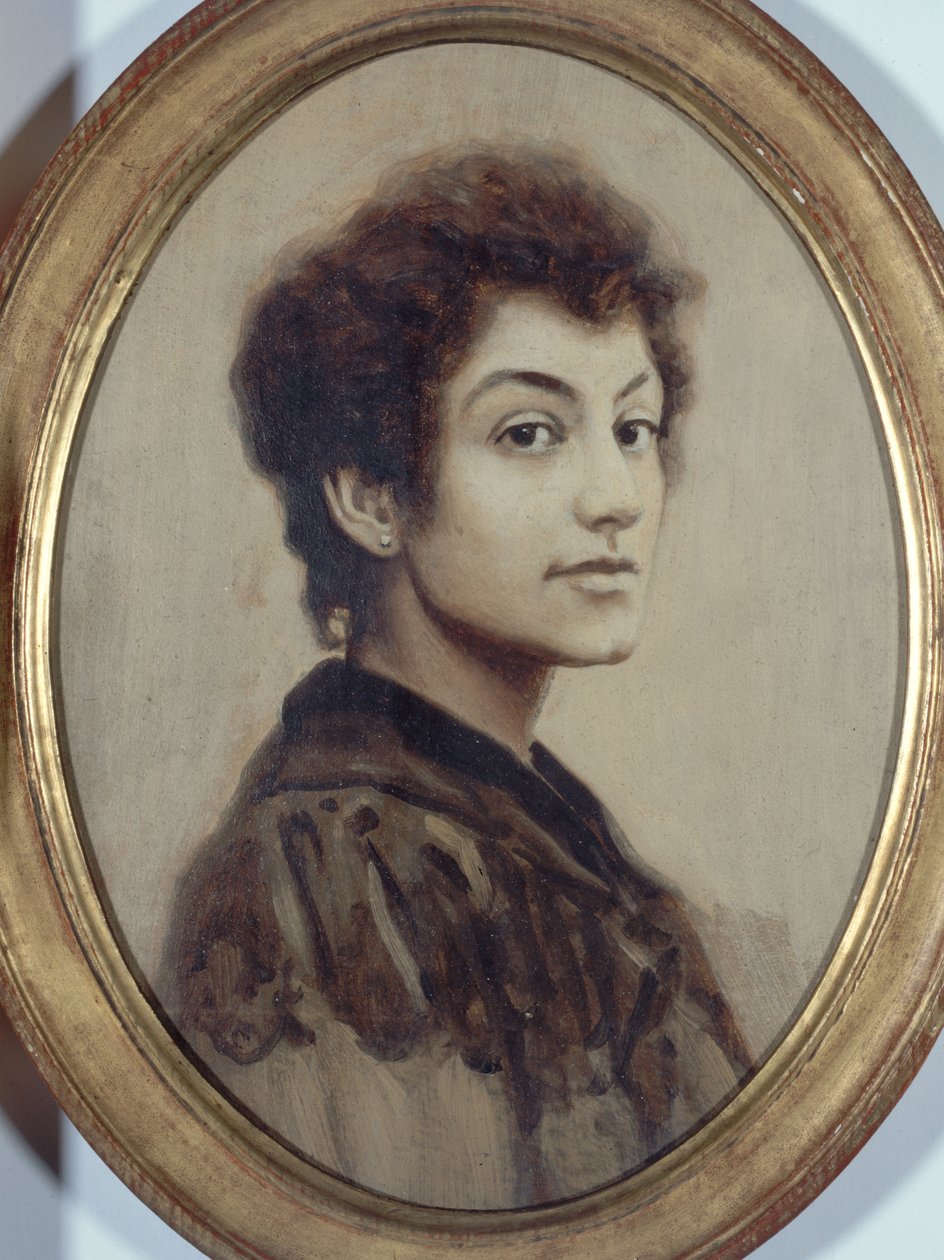 Frans: Portret van Gabrielle Sand-Palazzi Portret van Gabrielle Sand-Palazzi door anonymous 