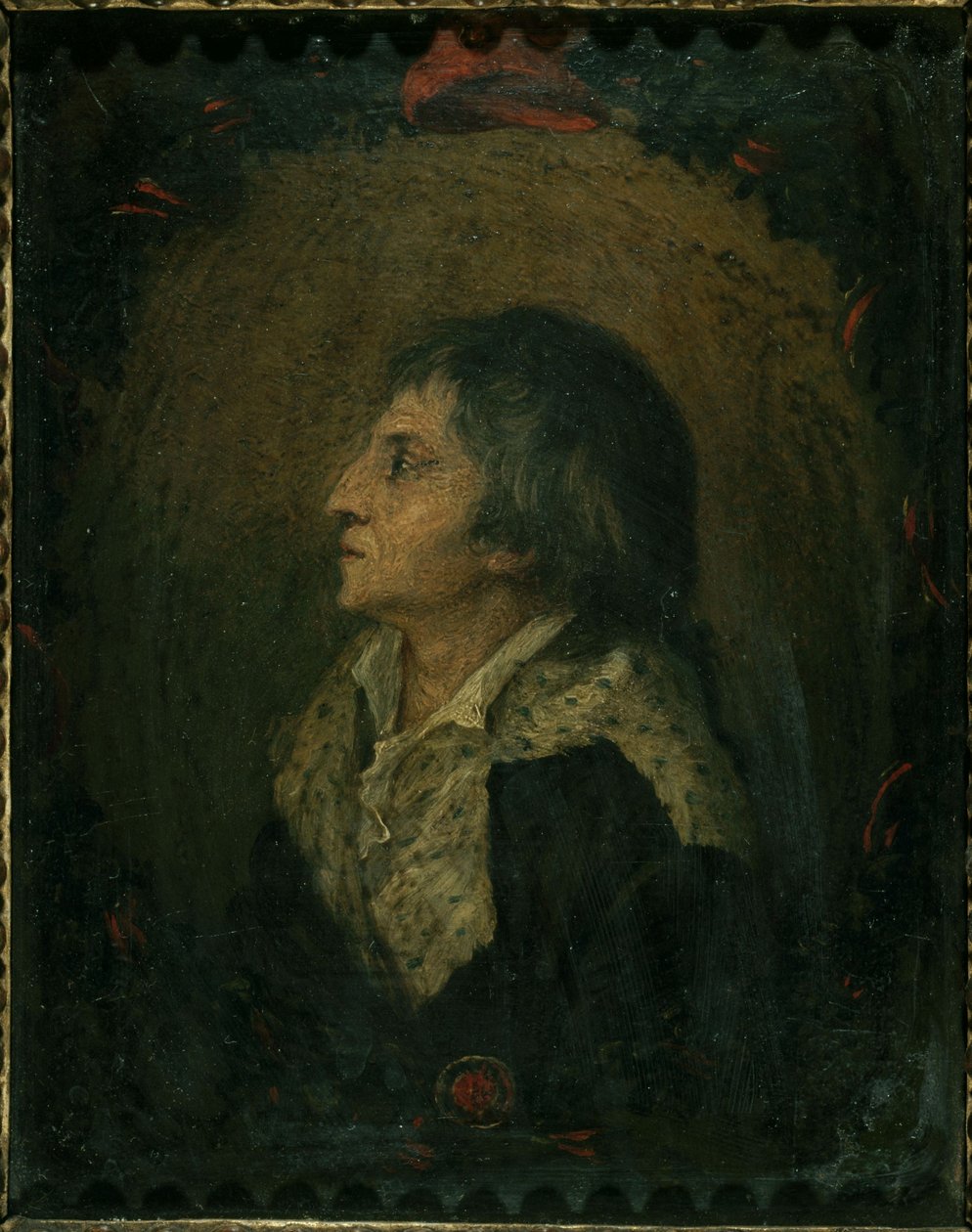 Frans: Portrait de Jean-Paul Marat (1743-1793), publiciste et homme politique (P725) door anonymous 