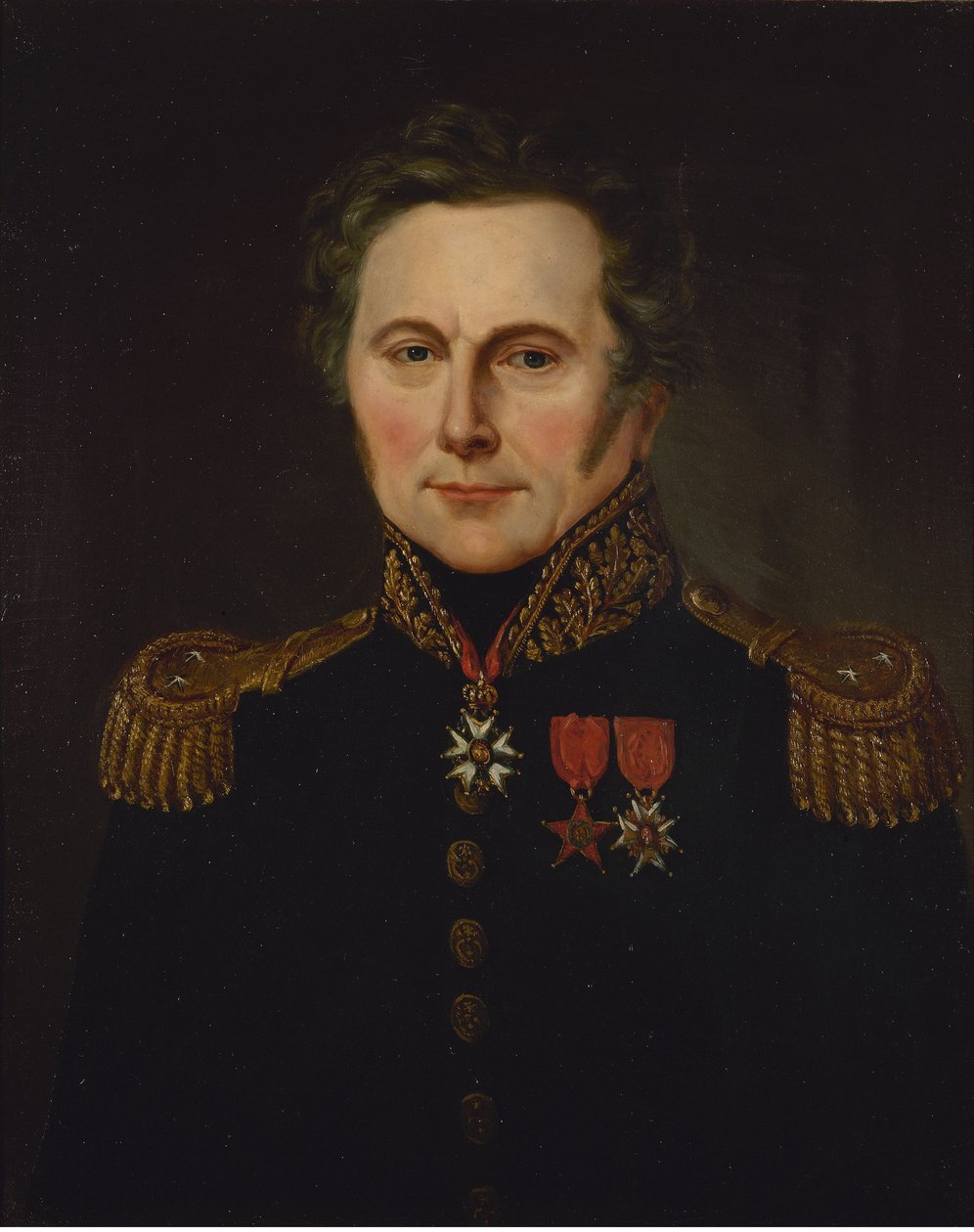 Frans: Portret van generaal Louis Hugo (1777-1843) door anonymous 