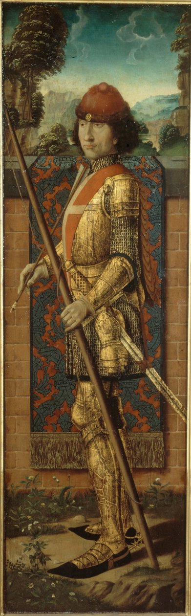 Frans: Saint Sébastien door anonymous 