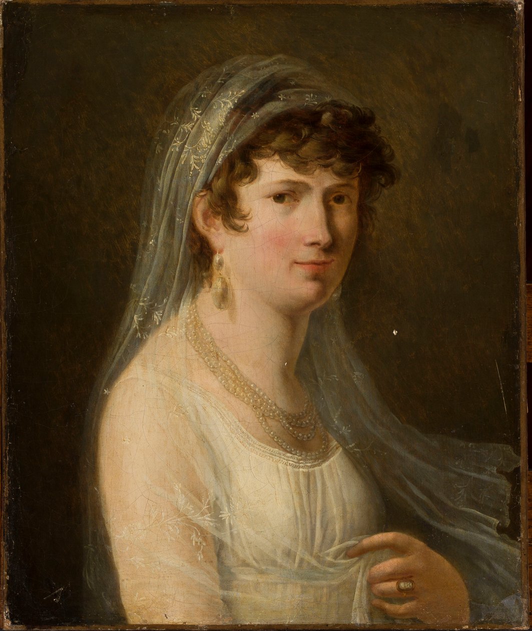 Portret van een vrouw met een sluier door anonymous 