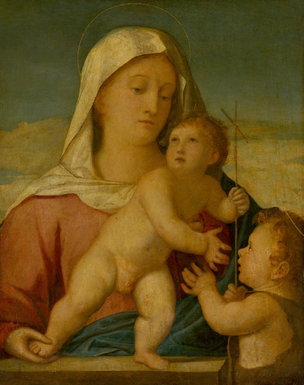 Slowaaks: Madonna met Kind en Johannes de Doper Madonna met Kind en Johannes de Doper door anonymous 